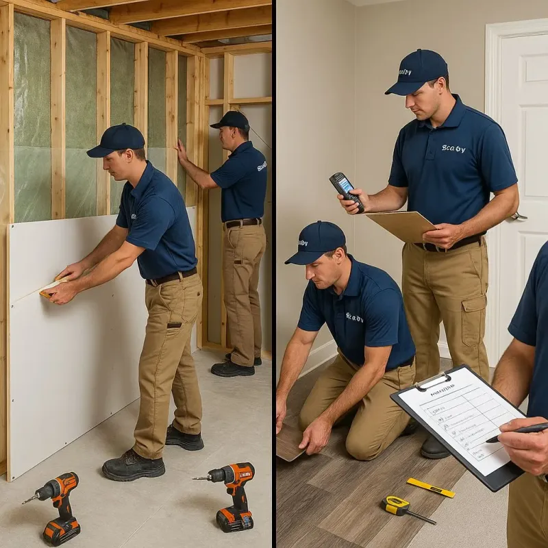 Repairs and Reconstruction process in Booneville, KY